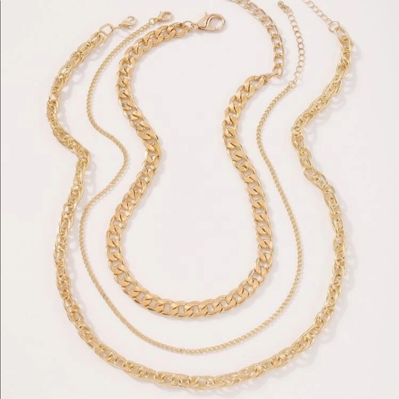 ¥18k Multiplayer Gold Neckalce - Picture 3 of 4